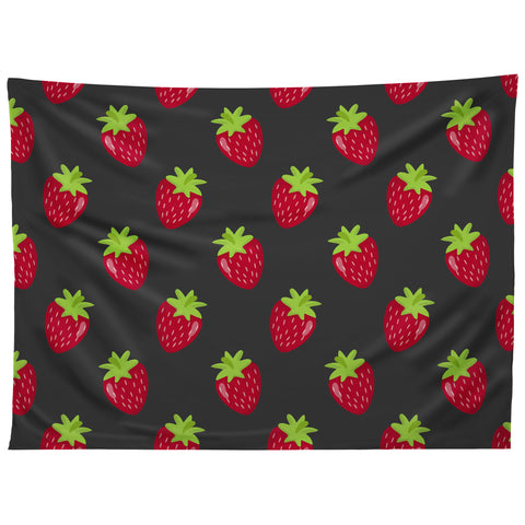 Avenie Woodland Strawberries Tapestry