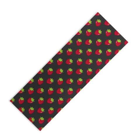 Avenie Woodland Strawberries Yoga Mat