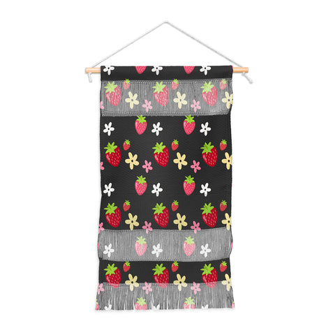 Avenie Woodland Strawberry Wall Hanging Portrait