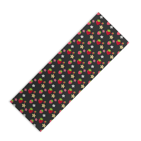 Avenie Woodland Strawberry Yoga Mat