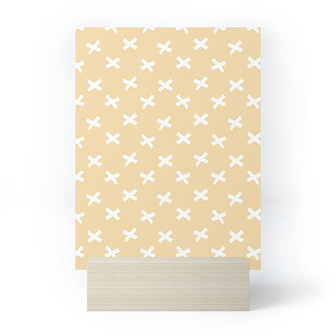 Avenie X Marks The Spot Honey Yellow Mini Art Print