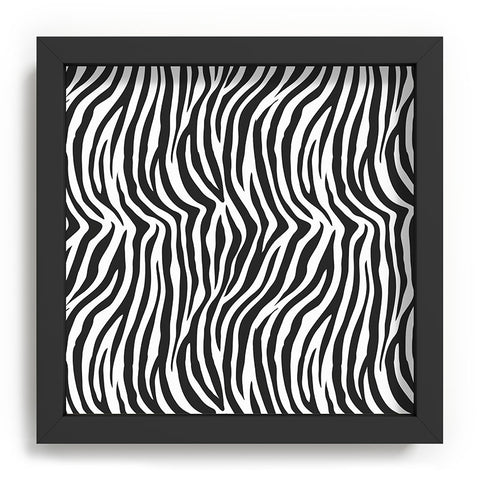 Avenie Zebra Print Recessed Framing Square