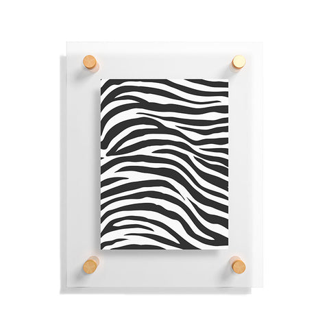 Avenie Zebra Print Floating Acrylic Print