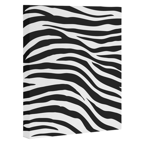 Avenie Zebra Print Art Canvas