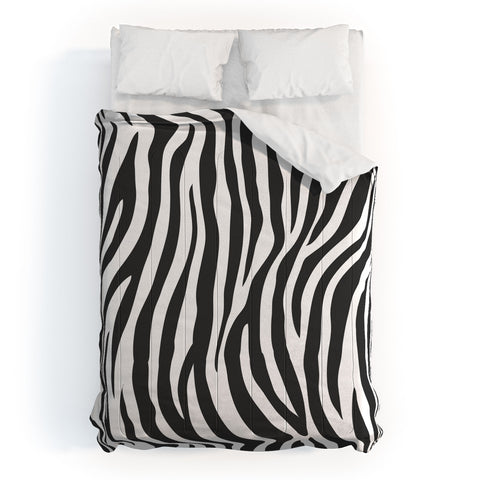Avenie Zebra Print Comforter
