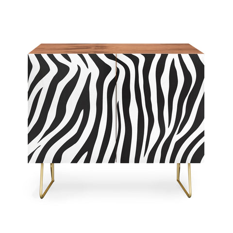 Avenie Zebra Print Credenza