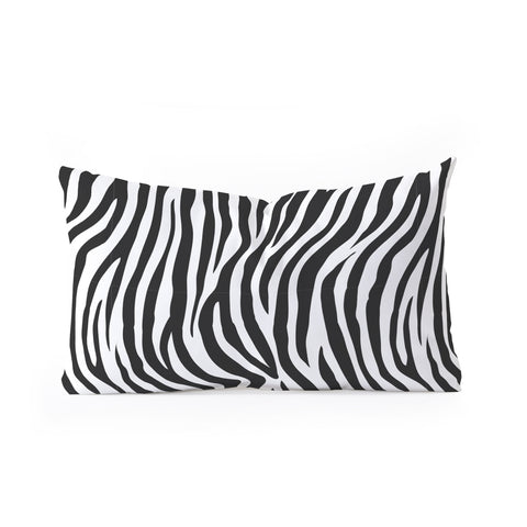 Avenie Zebra Print Oblong Throw Pillow