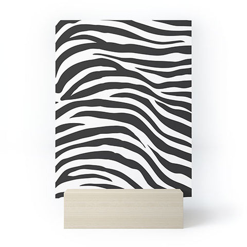 Avenie Zebra Print Mini Art Print