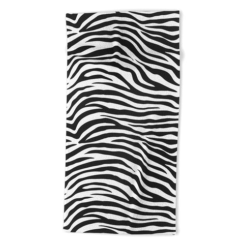 Avenie Zebra Print Beach Towel
