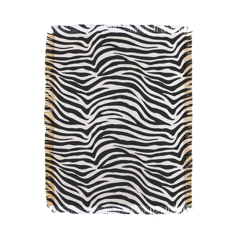 Avenie Zebra Print Throw Blanket