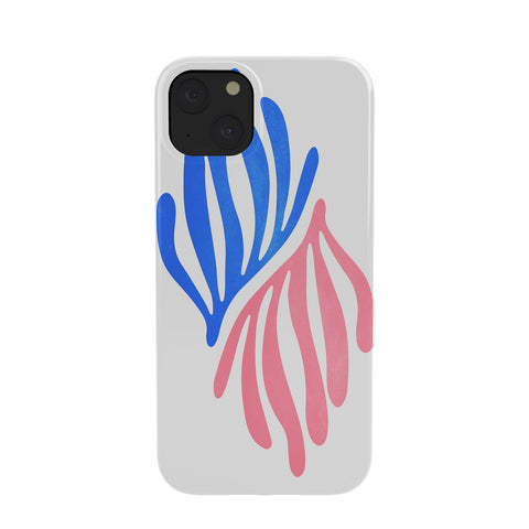 ayeyokp Blue Pink Leaves Matisse Phone Case
