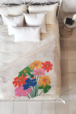ayeyokp Botanica Matisse Edition Fleece Throw Blanket