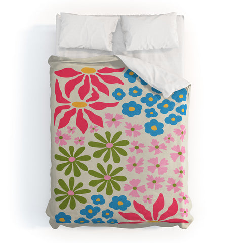 ayeyokp Flower Market 02 Kyoto Duvet Cover