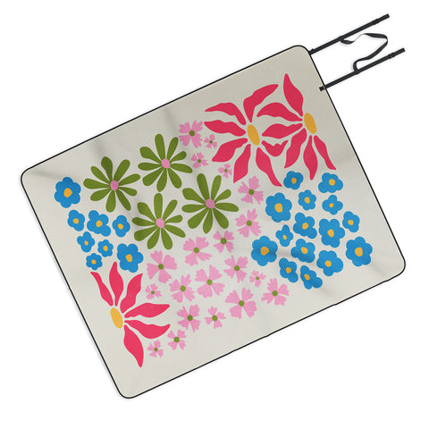 ayeyokp Flower Market 02 Kyoto Picnic Blanket