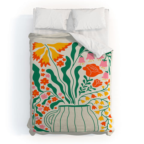 ayeyokp Flower Market 05 Los Angeles Duvet Cover