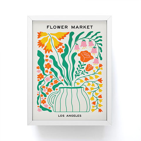 ayeyokp Flower Market 05 Los Angeles Framed Mini Art Print