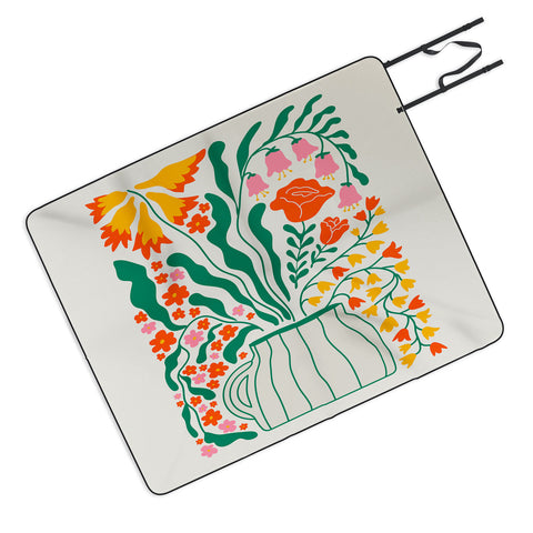 ayeyokp Flower Market 05 Los Angeles Picnic Blanket