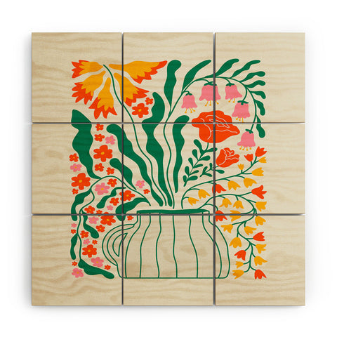 ayeyokp Flower Market 05 Los Angeles Wood Wall Mural