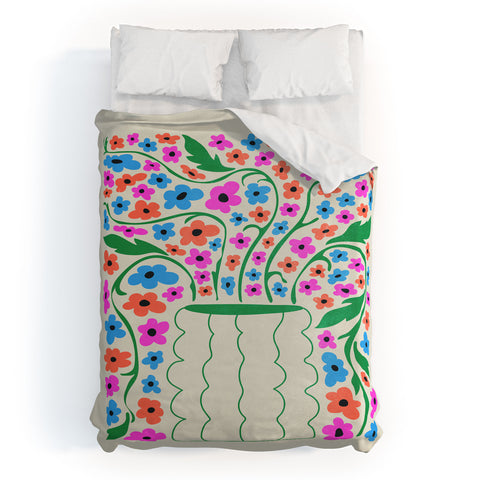 ayeyokp Flower Market 08 Rome Duvet Cover