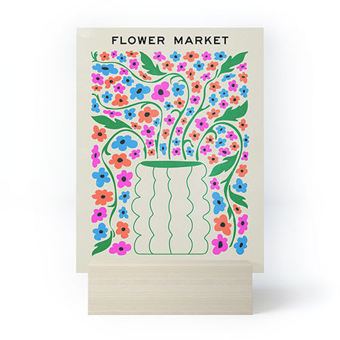 ayeyokp Flower Market 08 Rome Mini Art Print