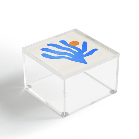 ayeyokp Jazz Blue Leaf Matisse Series Acrylic Box