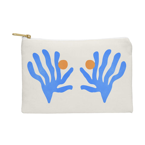 ayeyokp Jazz Blue Leaf Matisse Series Pouch