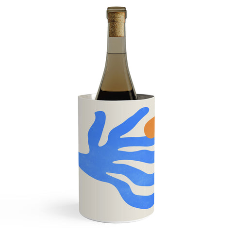 ayeyokp Jazz Blue Leaf Matisse Series Wine Chiller