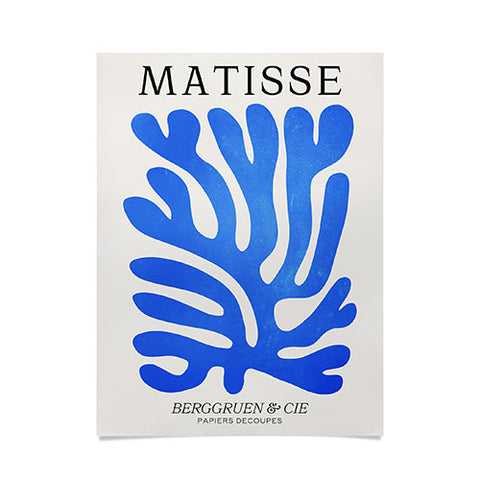 ayeyokp Marseille Blue Matisse Color Poster