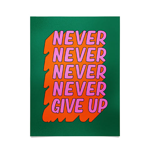 ayeyokp Never Never Give Up Poster