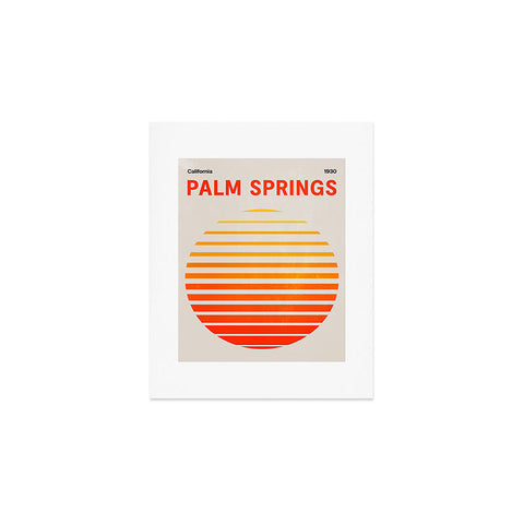 ayeyokp Palm Springs 3 Rising Sun Edit Art Print