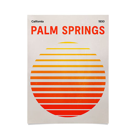 ayeyokp Palm Springs 3 Rising Sun Edit Poster