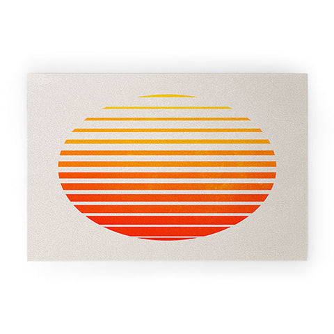 ayeyokp Palm Springs 3 Rising Sun Edit Welcome Mat