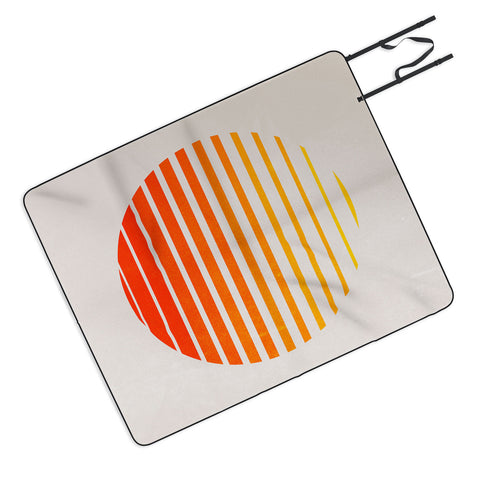 ayeyokp Palm Springs 3 Rising Sun Edit Picnic Blanket