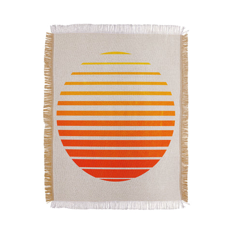 ayeyokp Palm Springs 3 Rising Sun Edit Throw Blanket