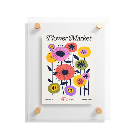 ayeyokp Paris Botanica Edition Flower Floating Acrylic Print