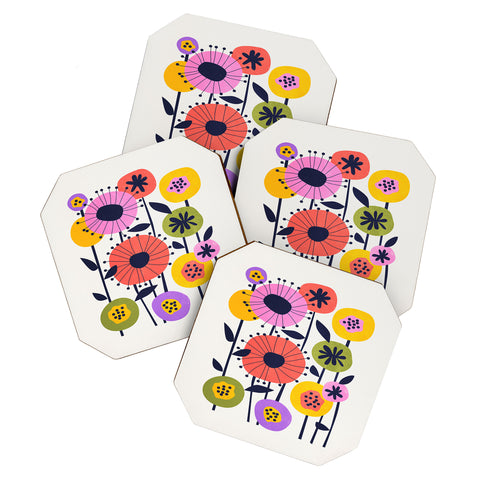 ayeyokp Paris Botanica Edition Flower Coaster Set