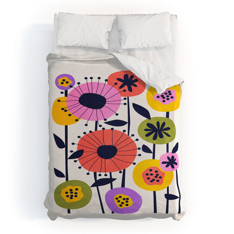 ayeyokp Paris Botanica Edition Flower Duvet Cover