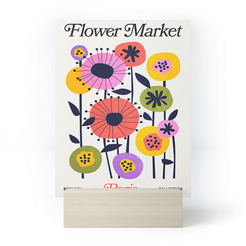 ayeyokp Paris Botanica Edition Flower Mini Art Print