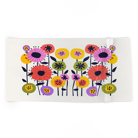 ayeyokp Paris Botanica Edition Flower Beach Towel