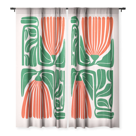 ayeyokp Pippin Ferns Les Fleurs Flow Sheer Non Repeat