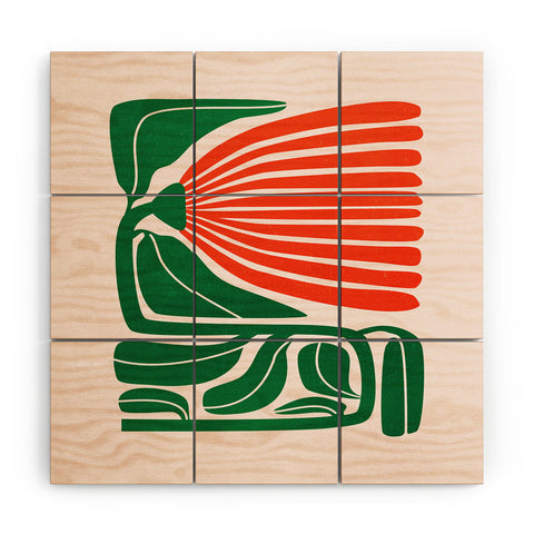 ayeyokp Pippin Ferns Les Fleurs Flow Wood Wall Mural