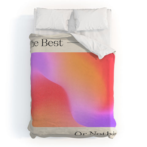 ayeyokp The Best Or Nothing Duvet Cover