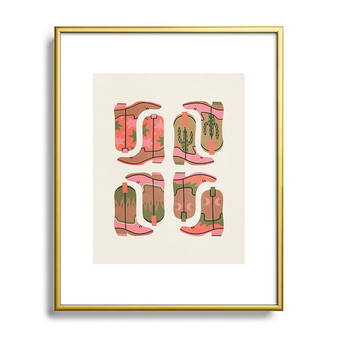 ayeyokp The Boots Metal Framed Art Print