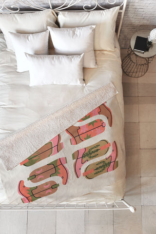 ayeyokp The Boots Fleece Throw Blanket