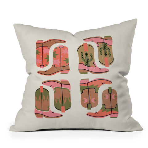 ayeyokp The Boots Throw Pillow