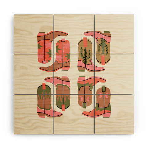 ayeyokp The Boots Wood Wall Mural