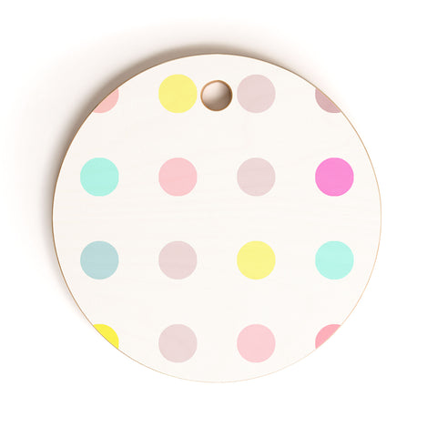 Ballack Art House 12 kinds of pink Cutting Board Round