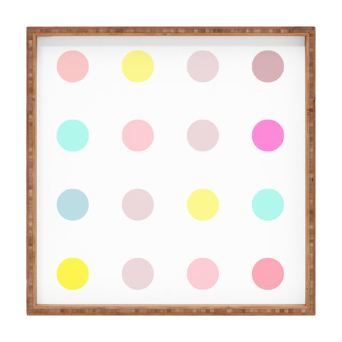 Ballack Art House 12 kinds of pink Square Tray