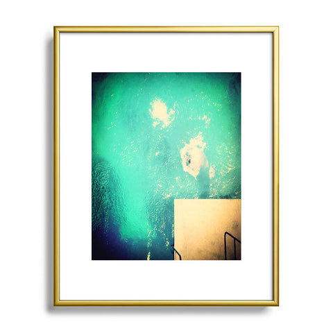 Ballack Art House Below Metal Framed Art Print