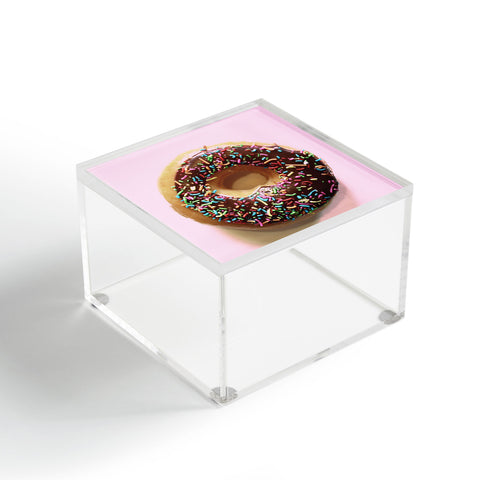 Ballack Art House Donut and pink Acrylic Box